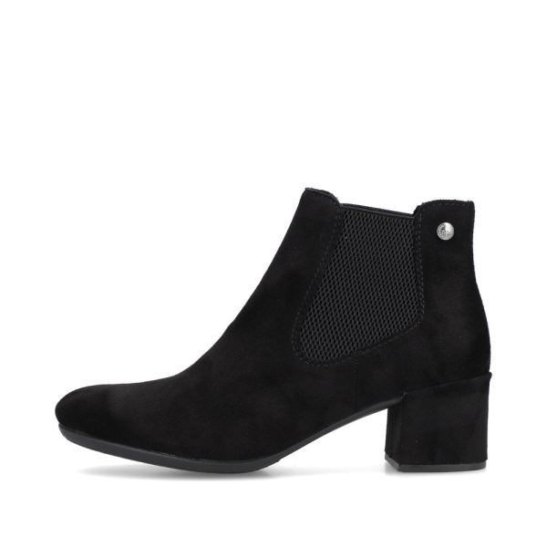 Rieker Textile Women's short boots| 70284 Ankle Boots - Black | Free Delivery