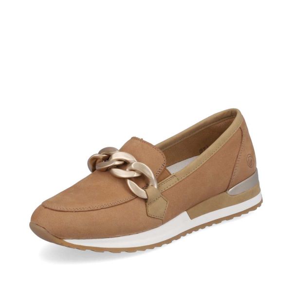 Remonte Women's shoes | Style R2544 Dress Slip-on - Beige | Free Delivery