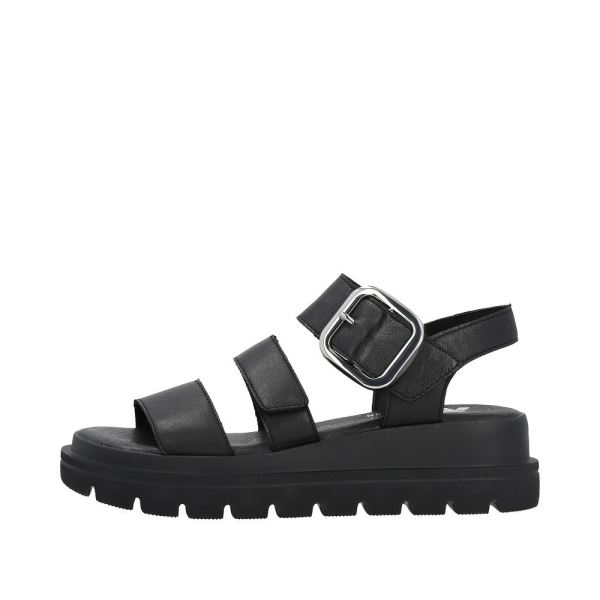 Rieker EVOLUTION Women's sandals | Style W1650 Casual Sandal - Black | Free Delivery