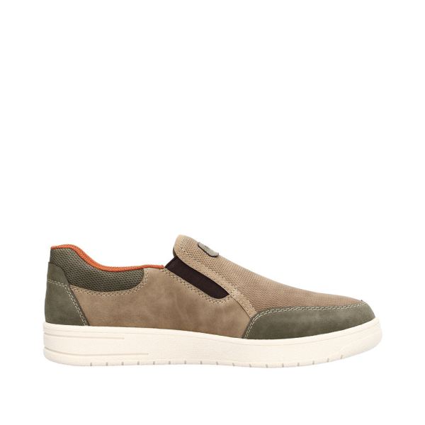 Rieker Men's shoes | Style B7853 Casual Slip-on - Beige | Free Delivery