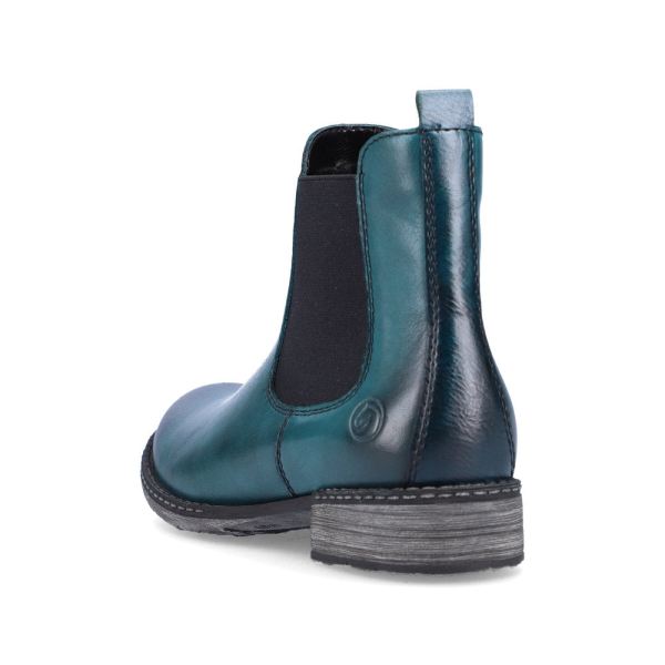 Remonte Leather Women's mid height boots| D4375 Ankle Boots - Blue | Free Delivery