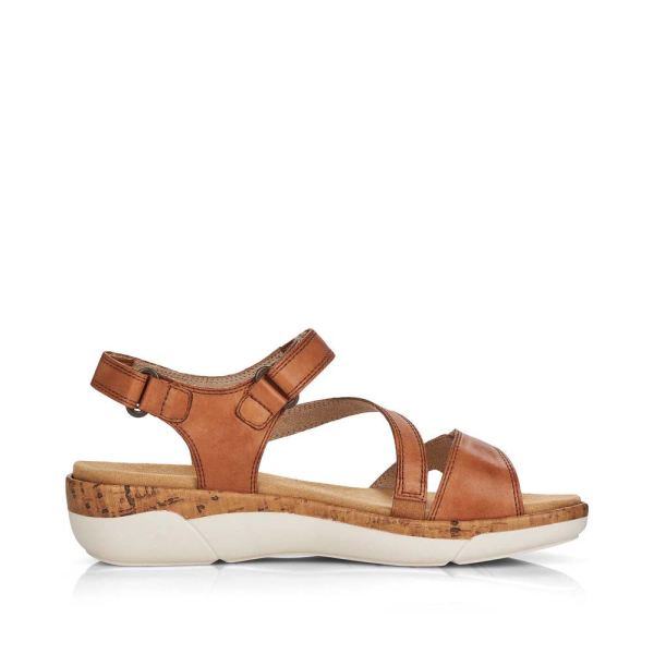 Remonte Women's sandals | Style R6850 Casual Sandal - Brown | Free Delivery
