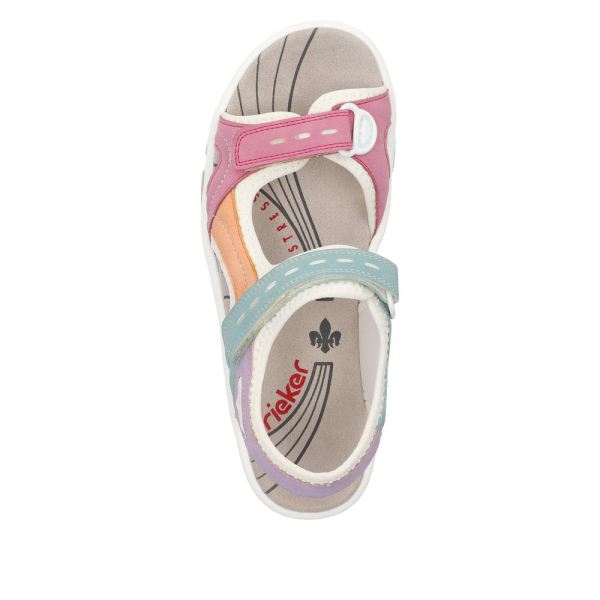 Rieker Women's sandals | Style 68866 Athletic Trekking - Multi | Free Delivery