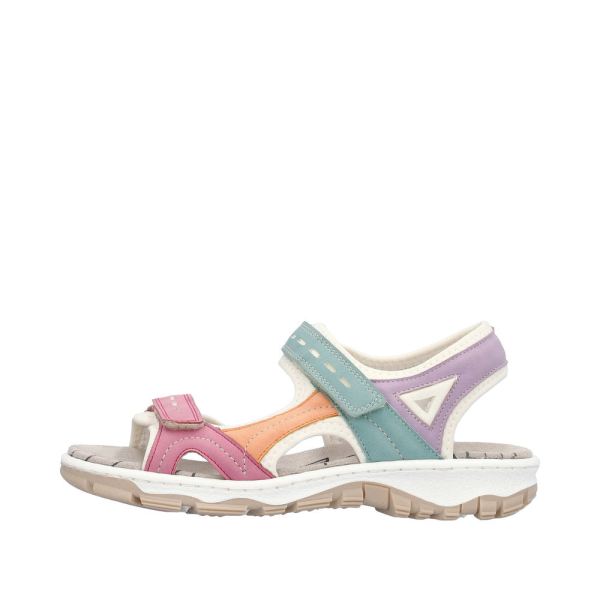 Rieker Women's sandals | Style 68866 Athletic Trekking - Multi | Free Delivery