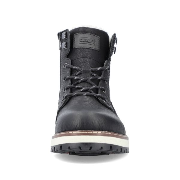 Rieker Leather Men's boots | F8301 Ankle Boots Flip Grip - Black | Free Delivery