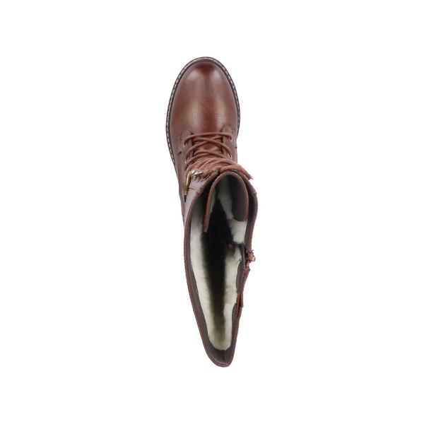 Rieker Synthetic Material Women's' Tall Boots| 94732-14 Tall Boots - Brown | Free Delivery