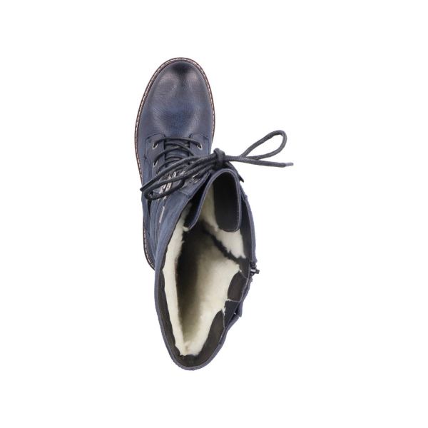 Rieker Synthetic Material Women's' Tall Boots| 94732-14 Tall Boots - Blue | Free Delivery
