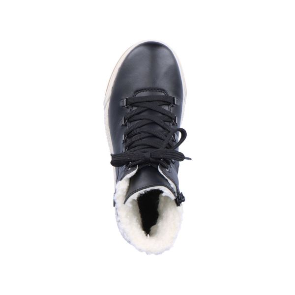 Rieker Leather Women's Short Boots| Y4739 Ankle Boots - Black | Free Delivery