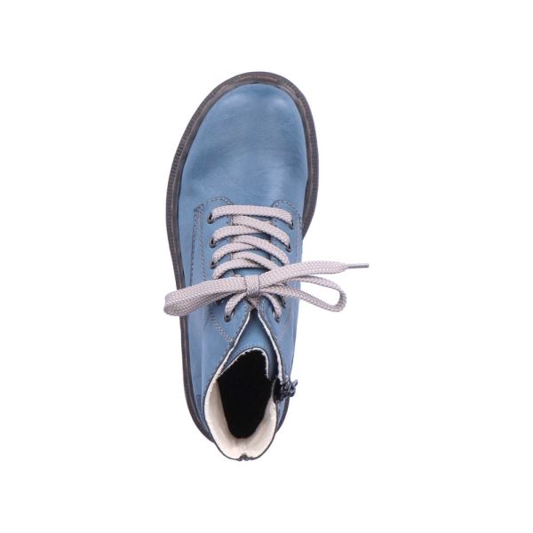 Rieker Synthetic leather Women's short boots | 78240 Ankle Boots - Blue | Free Delivery