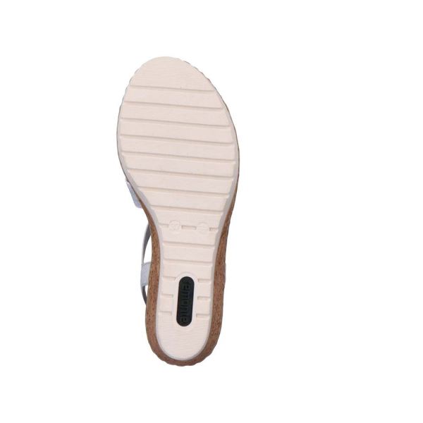 Remonte Women's sandals | Style R6264 Dress Sandal - White Combination | Free Delivery