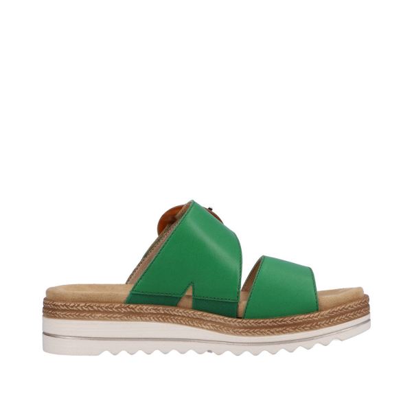 Remonte Women's sandals | Style D0Q51 Casual Mule - Green | Free Delivery