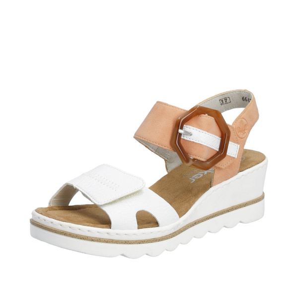 Rieker Women's sandals | Style 67476 Dress Sandal - Orange | Free Delivery