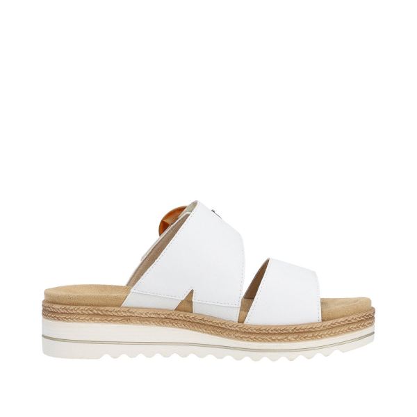 Remonte Women's sandals | Style D0Q51 Casual Mule - White | Free Delivery