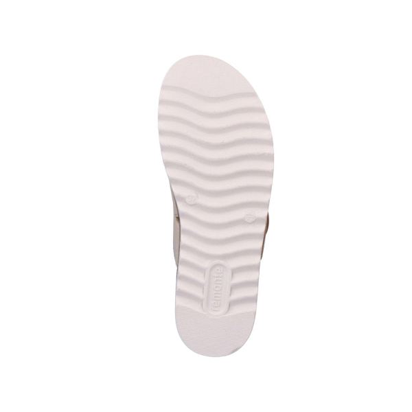 Remonte Women's sandals | Style D0Q51 Casual Mule - White Combination | Free Delivery
