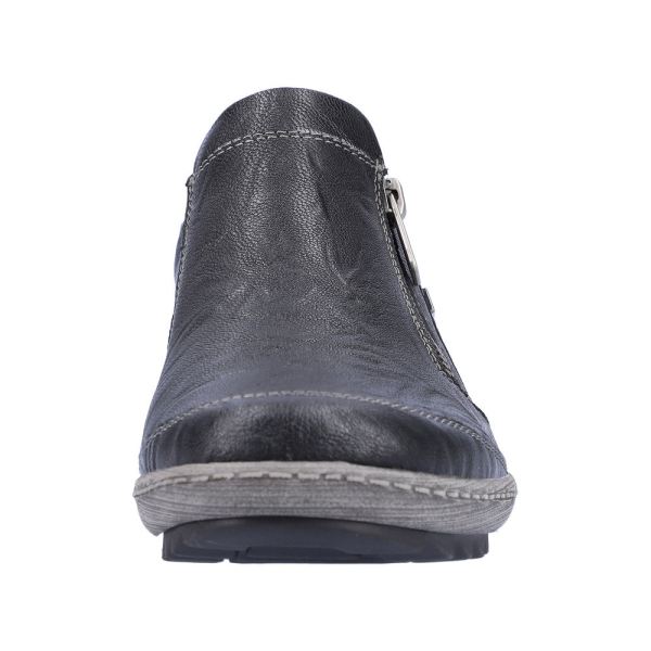 Remonte Women's shoes | Style R1428 Casual Zipper - Black | Free Delivery