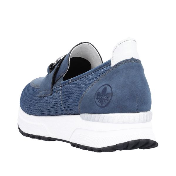 Rieker Women's shoes | Style N7455 Dress Slip-on - Blue | Free Delivery