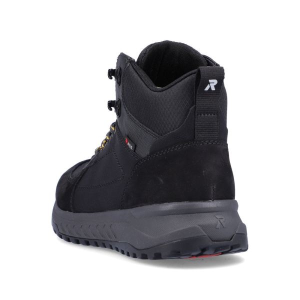 Rieker EVOLUTION Synthetic leather Men's boots | U0170 Ankle Boots - Fiber Grip - Black | Free Delivery