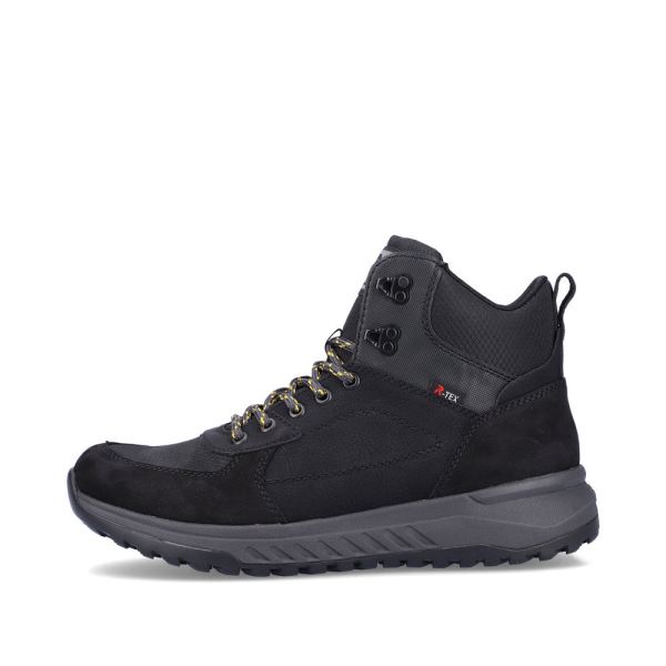 Rieker EVOLUTION Synthetic leather Men's boots | U0170 Ankle Boots - Fiber Grip - Black | Free Delivery