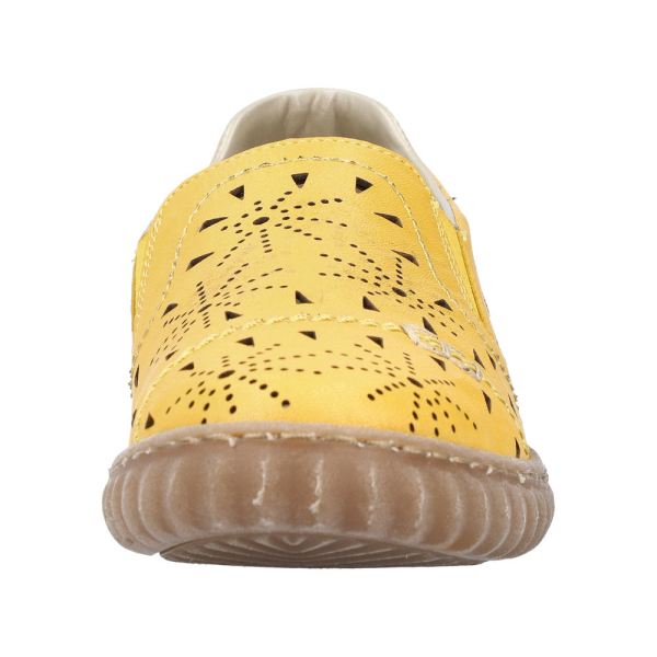 Rieker Women's shoes | Style N0967 Casual Slip-on - Yellow | Free Delivery
