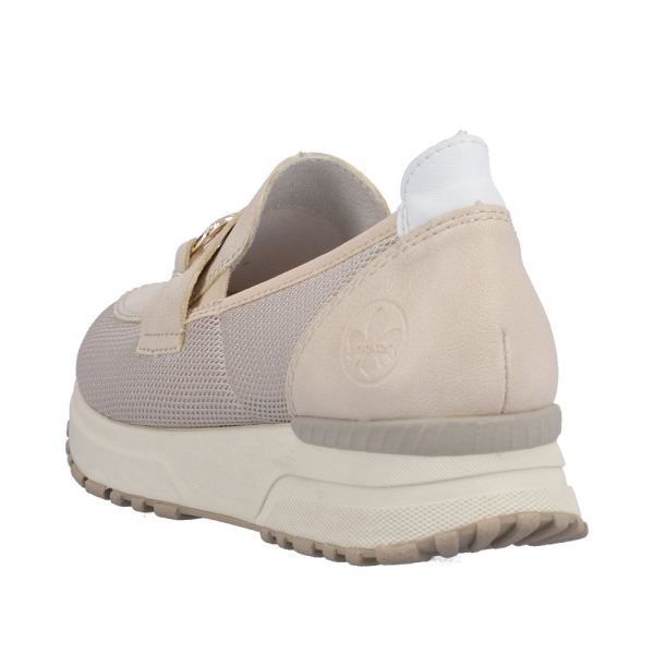 Rieker Women's shoes | Style N7455 Dress Slip-on - Beige | Free Delivery