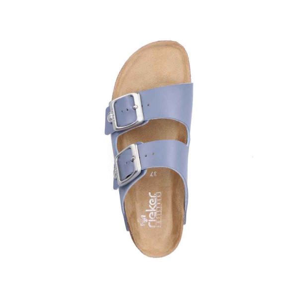 Rieker Women's sandals | Style 69384 Casual Mule - Blue | Free Delivery