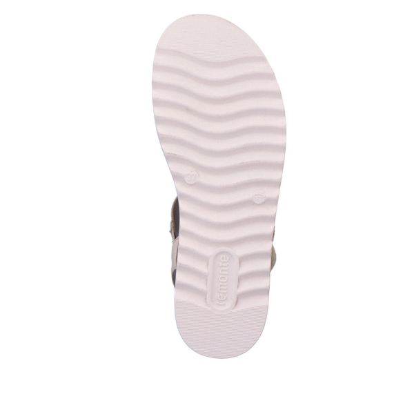 Remonte Women's sandals | Style D0Q52 Casual Sandal - Beige | Free Delivery