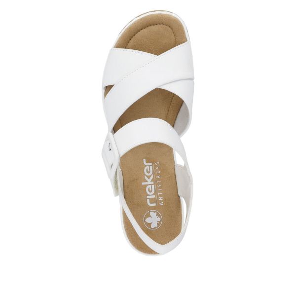 Rieker Women's sandals | Style 67463 Dress Sandal - White | Free Delivery