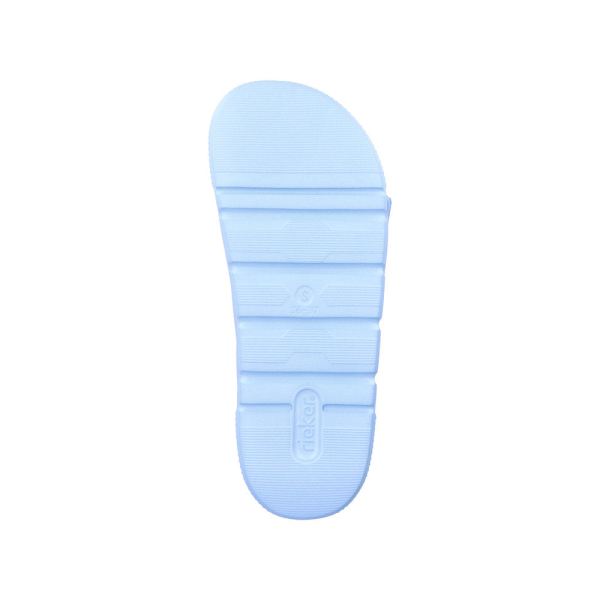 Rieker Women's sandals | Style P2180 Casual Mule - Blue | Free Delivery