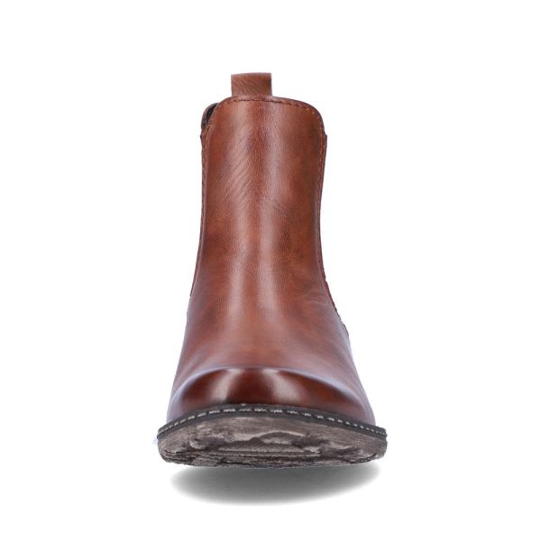 Remonte Leather Women's mid height boots| D4375 Ankle Boots - Brown | Free Delivery