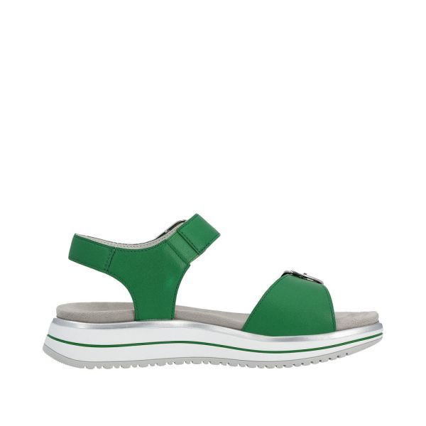 Remonte Women's sandals | Style D1J51 Casual Sandal - Green | Free Delivery