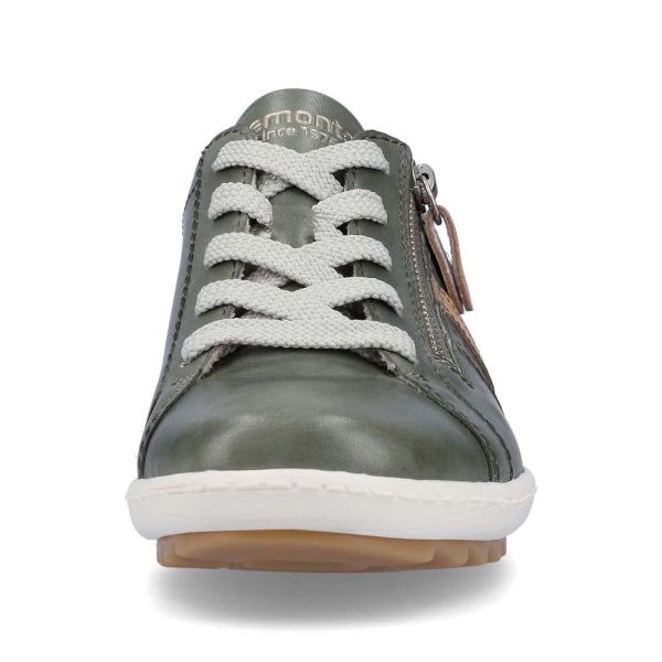 Remonte Women's shoes | Style R1432 Casual Lace-up with zip - Red Combination | Free Delivery