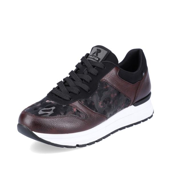 Rieker EVOLUTION Leather Women's shoes| 40804 - Red Combination | Free Delivery