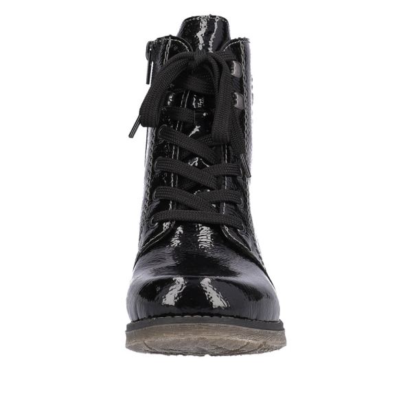 Rieker Synthetic Material Women's short boots| 79601 Ankle Boots - Black | Free Delivery
