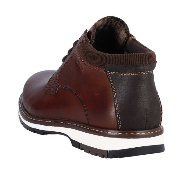 Rieker Leather Men's Boots| 10500 Ankle Boots - Red | Free Delivery
