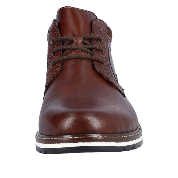 Rieker Leather Men's Boots| 10500 Ankle Boots - Red | Free Delivery