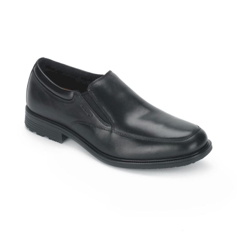 ROCKPORT - ESSENTIAL DETAILS WATERPROOF SLIP-ON-BLACK