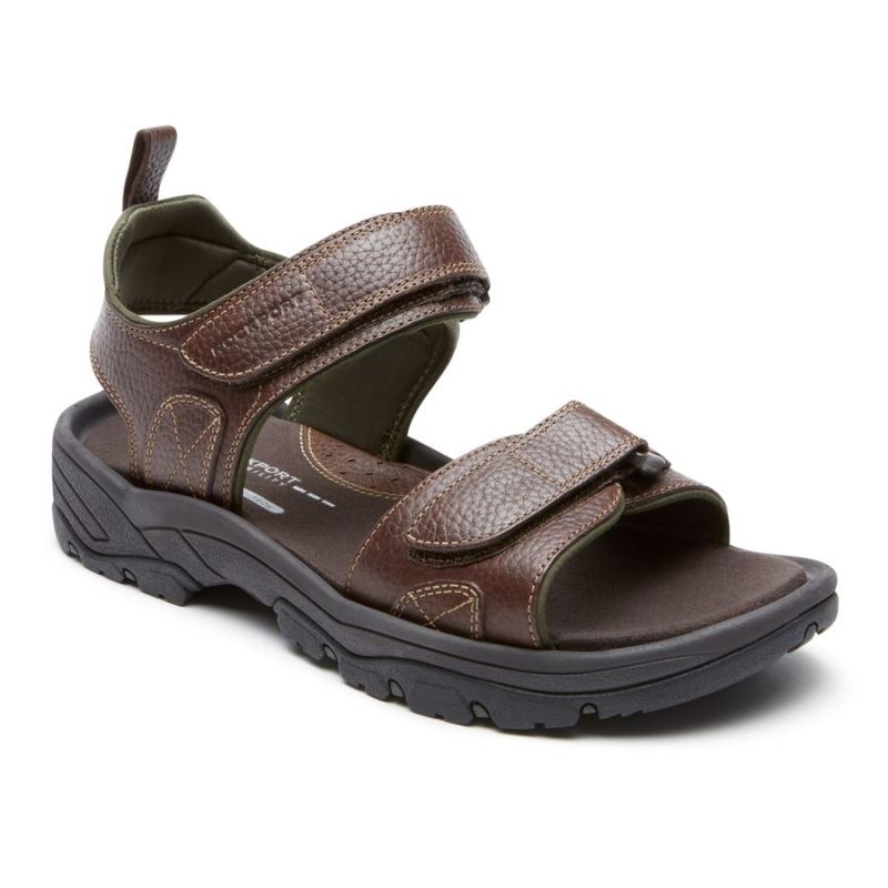 ROCKPORT - MEN'S SPRINGBORO ROCKLAKE SANDAL-BROWN