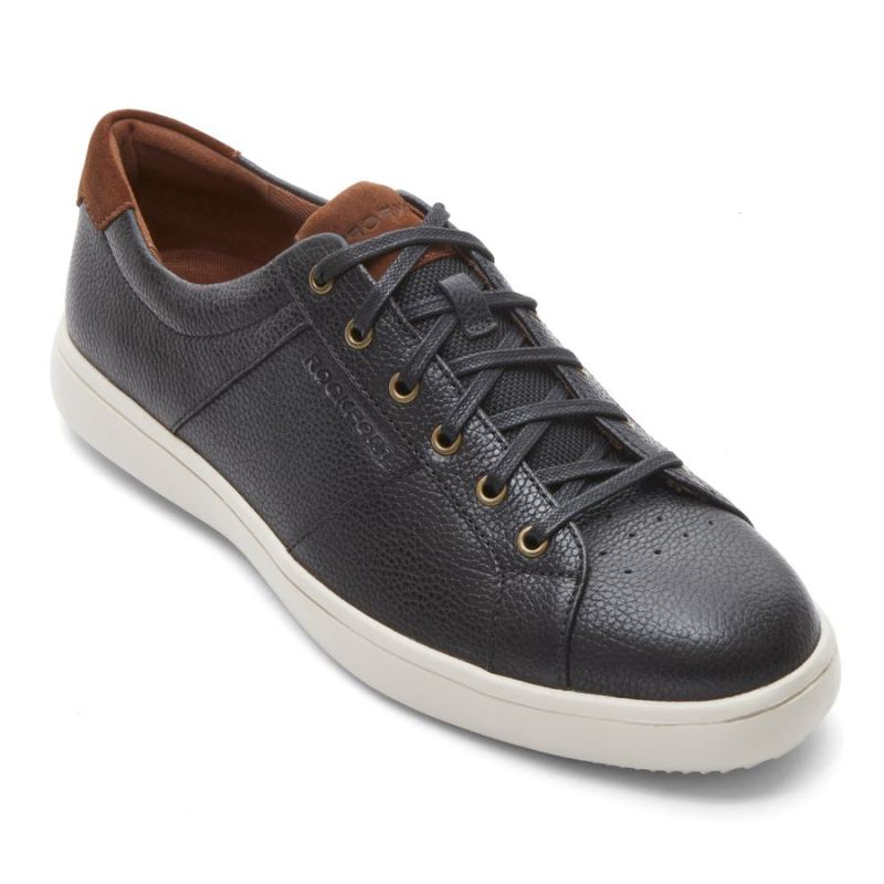 ROCKPORT - MEN'S JARVIS LACE-TO-TOE SNEAKER-BLACK