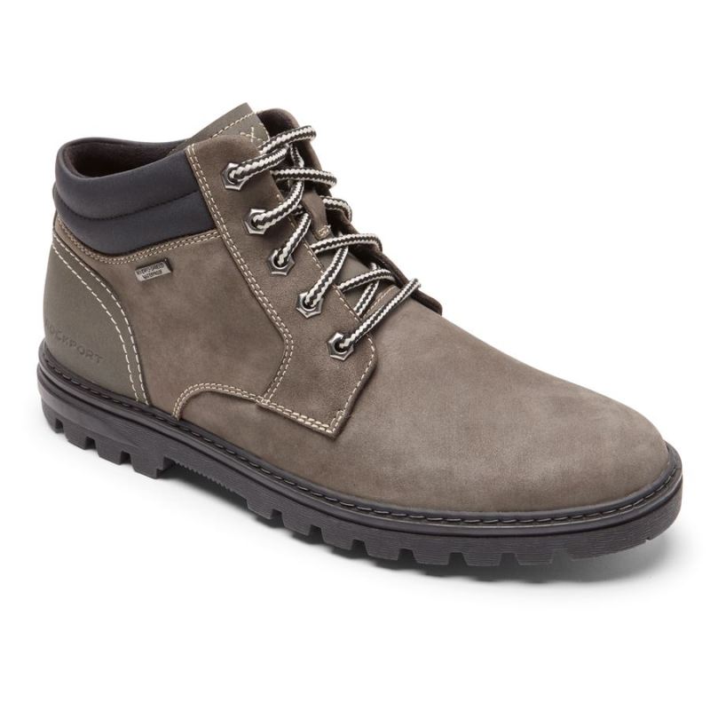 ROCKPORT - MEN'S WEATHER OR NOT BOOT-WATERPROOF-BREEN NUBUCK