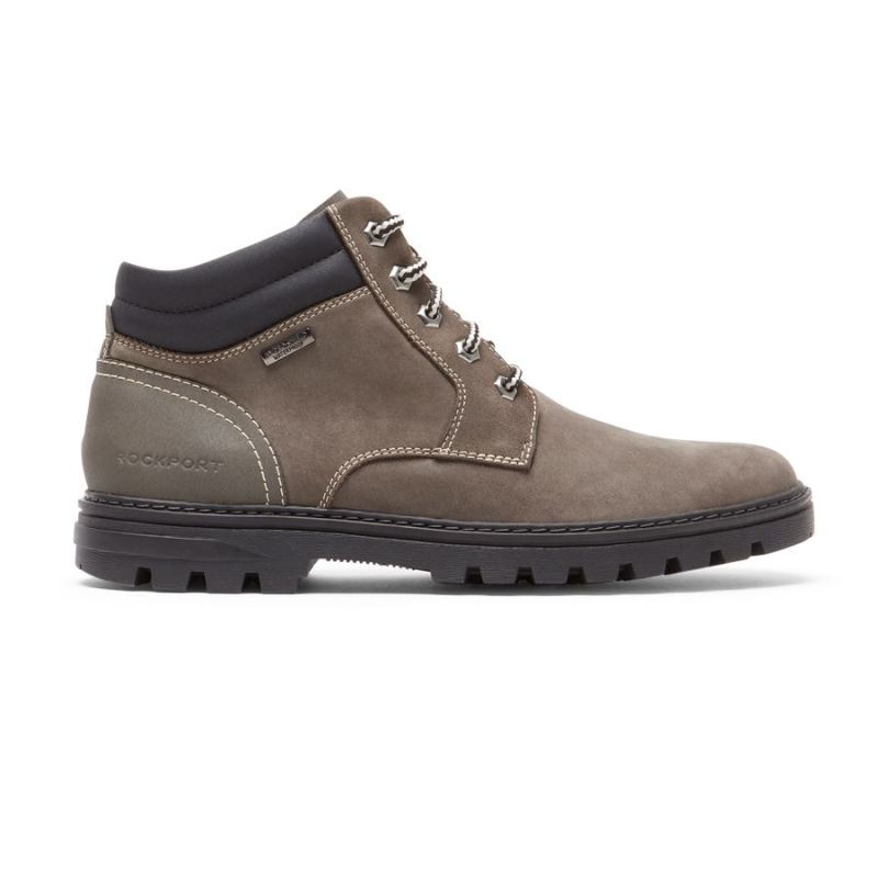 ROCKPORT - MEN'S WEATHER OR NOT BOOT-WATERPROOF-BREEN NUBUCK