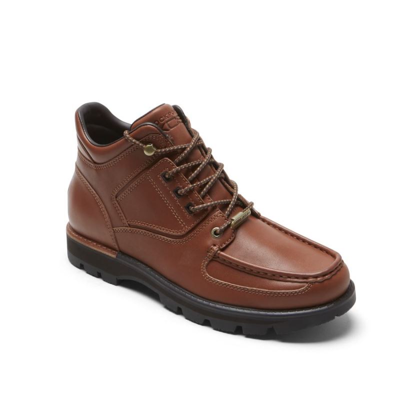 ROCKPORT - MEN'S XCS UMBWE II TRAIL BOOT-WATERPROOF-MAHOGANY LEATHER