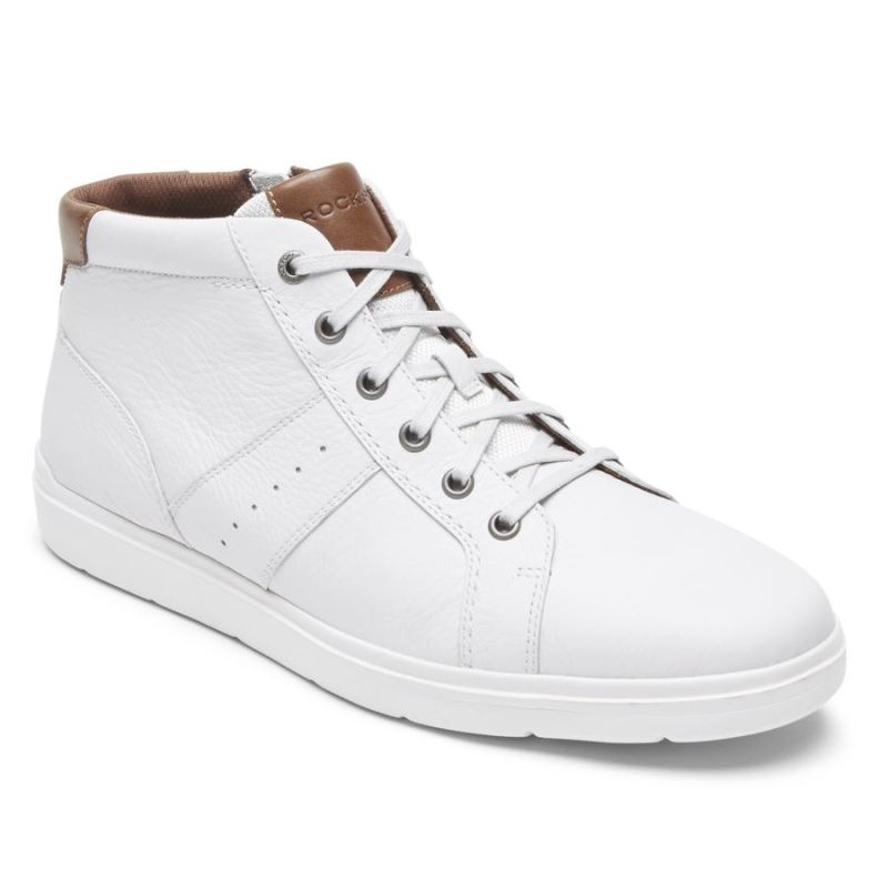 ROCKPORT - MEN'S TOTAL MOTION LITE ZIP SNEAKER-WHITE