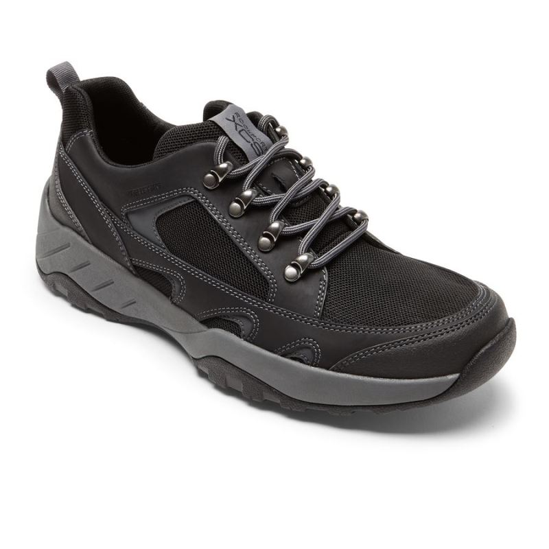 ROCKPORT - MEN'S XCS RIGGS TREKKER-TRIPLE BLACK SUEDE/MESH