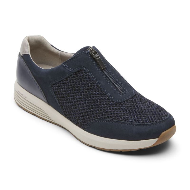 ROCKPORT - WOMEN'S TRUSTRIDE PROWALKER ZIP SNEAKER-INDIGO