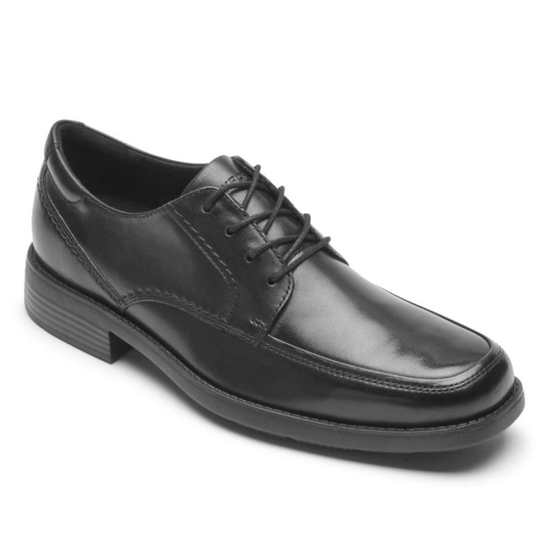 ROCKPORT - MEN'S GREYSON APRON TOE OXFORD-BLACK