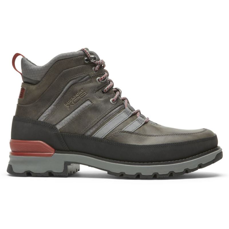 ROCKPORT - MEN'S TOTAL MOTION TREK MODERN BOOT-WATERPROOF-STEEL GREY