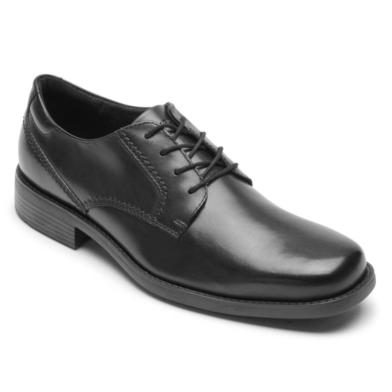 ROCKPORT - MEN'S GREYSON PLAIN TOE OXFORD-BLACK