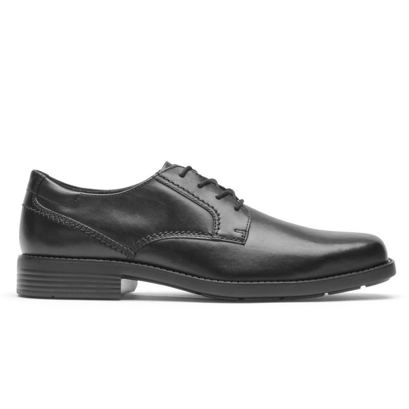 ROCKPORT - MEN'S GREYSON PLAIN TOE OXFORD-BLACK