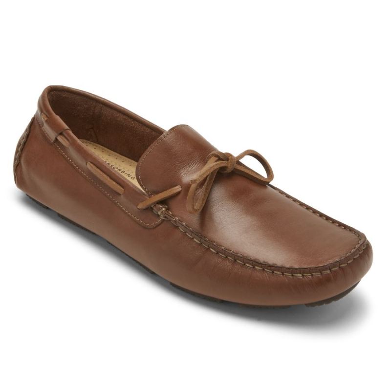 ROCKPORT - MEN'S RHYDER TIE LOAFER-MAHOGANY