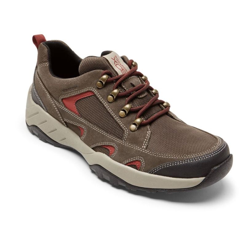 ROCKPORT - MEN'S XCS RIGGS TREKKER-BREEN SUEDE/MESH